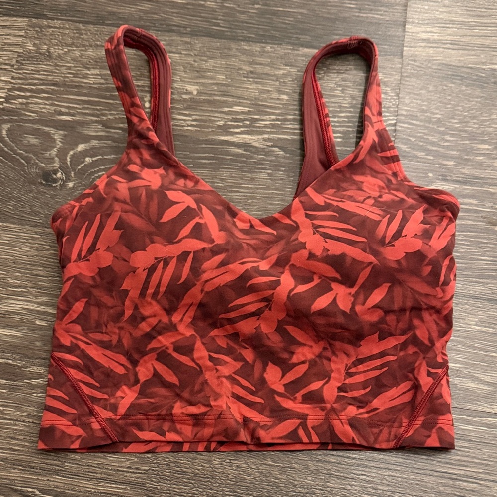 lululemon pink align tank top
